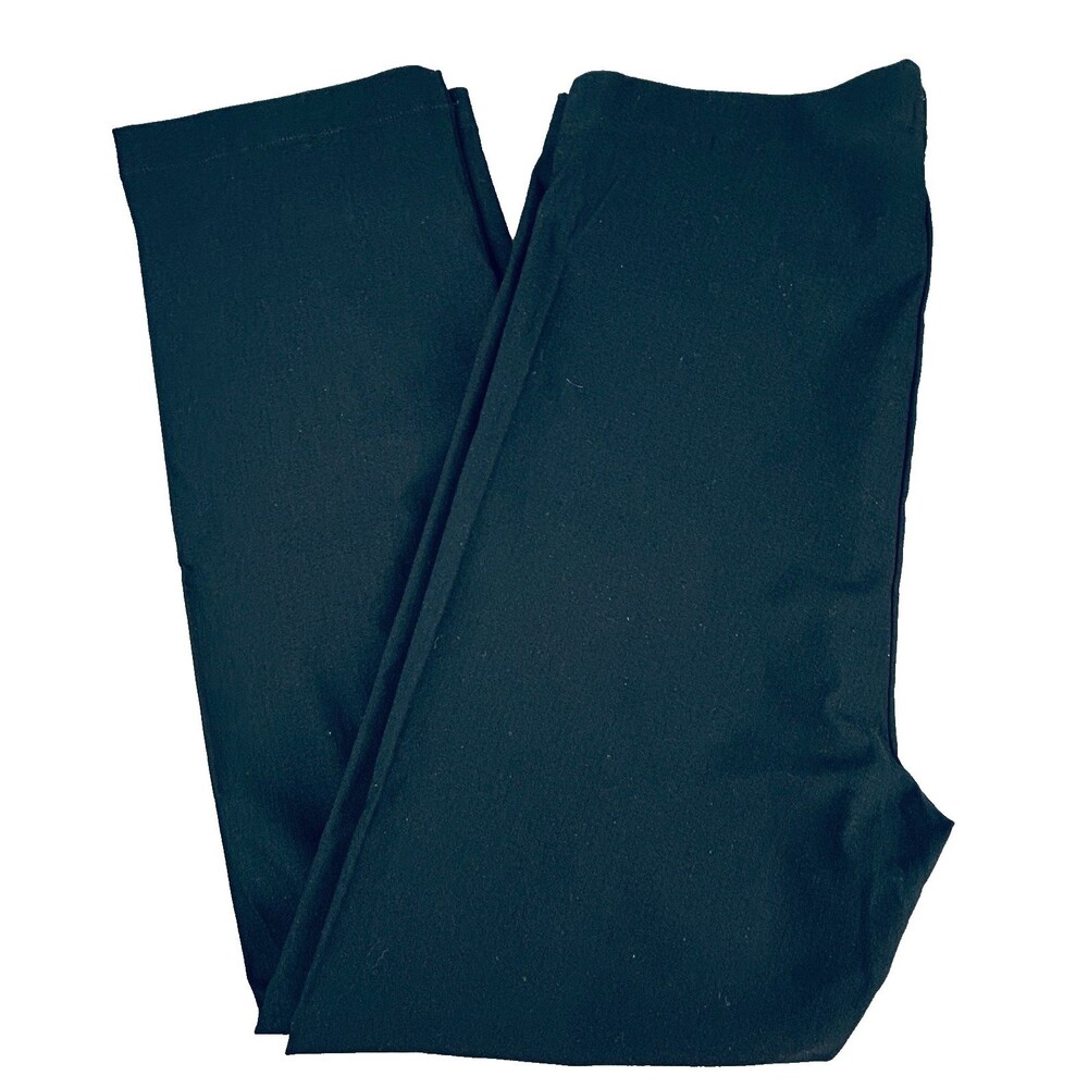 Franne Golde Classic Black Magic Pants 28" Inseam Size 18 NEW - Picture 4 of 9